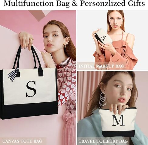 YOOLIFE Initial Tote Bag and Initial Crossbody Bag in Saudi Arabia