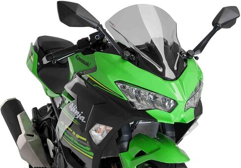 Puig Racing Screen Kawasaki Ninja 400 18' C/Smoke, Smoked (9976H) in Saudi Arabia