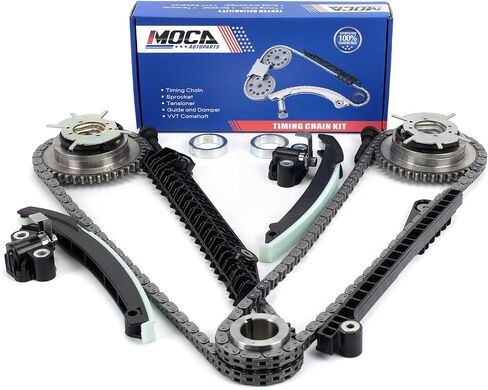 طقم سلسلة توقيت المحرك MOCA مع Cam Phaser Fit 2005-2014 لـ Ford Expedition 5.4L، 2005-2010 لـ Ford F-250 Super Duty 5.4L، 2005-2014 لـ Lincoln Navigator 5.4L in Saudi Arabia