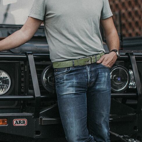 Designer Mens Belts, Sliding Automatic Buckle Ratchet Dress Belt Genuine Leather in Saudi Arabia