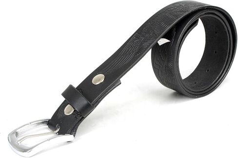 Milwaukee Leather MP7122 Men's Engine Block & Wings - Black Leather Belt w/Interchangeable Buckle - 1.5 inches Wide in Saudi Arabia