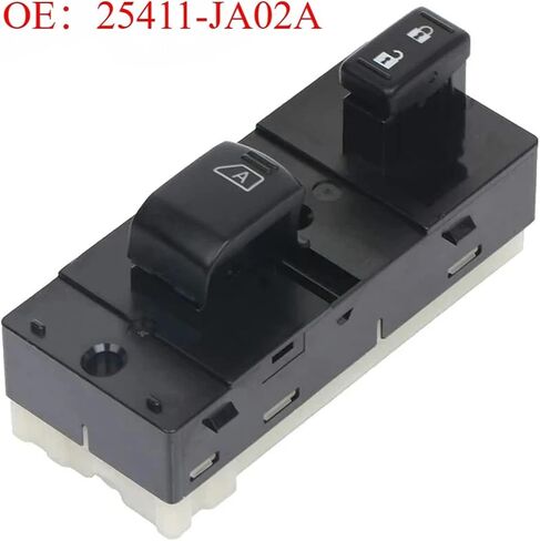 Window Control Switch Car Parts Accessories 25411JA02A 9Pins 25411-JA02A 1Pcs in Saudi Arabia