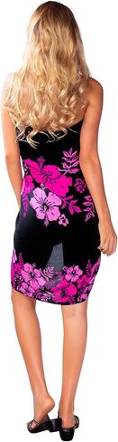 1 World Sarongs Womens Hawaiian Floral Swimsuit Sarong in Your Choice of Color in Kuwait