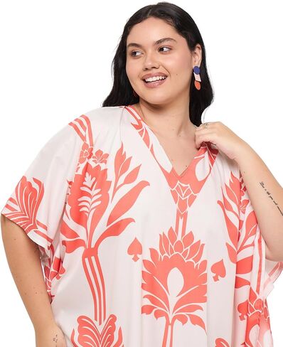 قفطان للنساء مقاس كبير من البوليستر، فساتين شاطئ طويلة، بدلة استحمام، قفطان طويل، ملابس سباحة، فستان منزلي in Kuwait