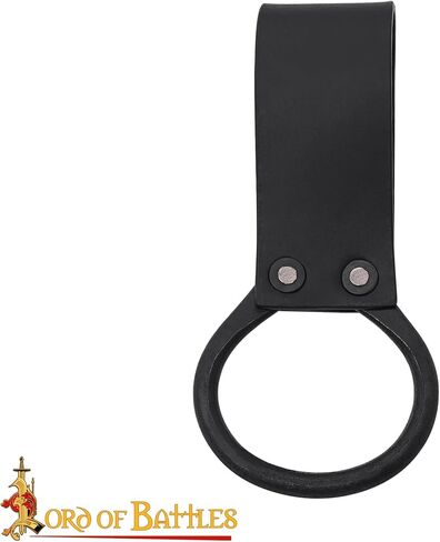 Lord of Battles Medieval Genuine Leather Axe Frog | Axe Holster with Belt Loop | Waist Holder for Axes, Tools in Saudi Arabia