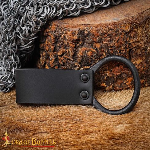 Lord of Battles Medieval Genuine Leather Axe Frog | Axe Holster with Belt Loop | Waist Holder for Axes, Tools in Saudi Arabia