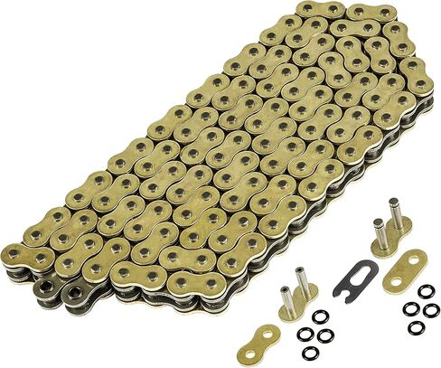 مجموعة سلسلة المحرك والعجلات المسننة الذهبية كالتريك متوافقة مع ياماها YZ250 YZ-250 1999-2017 ذهبي in Kuwait