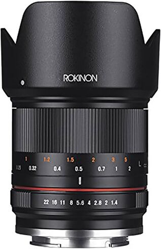 Rokinon RK21M-FX-SIL 21mm F1.4 ED AS UMC High Speed Wide Angle Lens for Fuji (Silver) in Kuwait