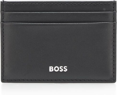 BOSS, Randy Bold Logo Cardcase, black gloss, One Size in Saudi Arabia
