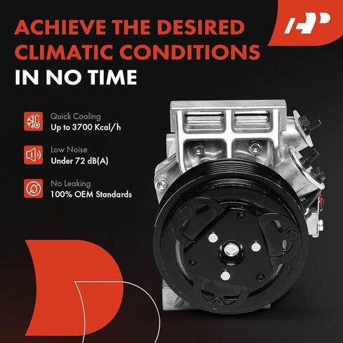ضاغط مكيف هواء ممتاز مع قابض متوافق مع Nissan Kicks 2018 2019 2020 2021 2022 2023، 1.6 لتر in Saudi Arabia