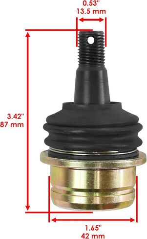 Caltric 4 Front Lower Upper Ball Joint Compatible With Yamaha YXZ1000R YXZ1000Y YXZ1000P 2016 2017 2018 2019 2020 in Saudi Arabia