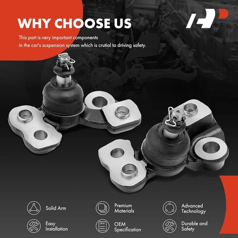 A-Premium 2 x Front Forward Lower Ball Joints, Compatible with Toyota Mirai 2021-2024 & Lexus LS460 2009-2017, LS500 2018-2024, LS500h 2018-2024, LS600h 2008-2016 in Saudi Arabia