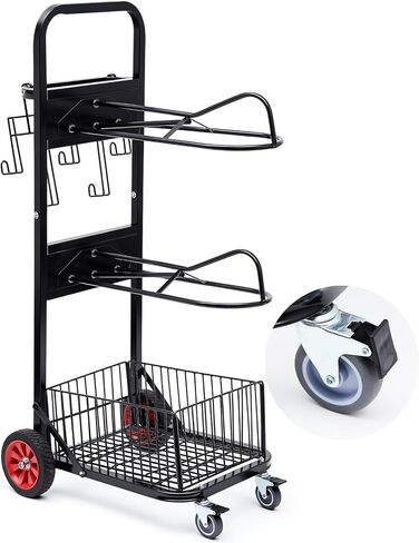 Rolling Saddle Rack Dolly Heavy Duty Horse Equipment Cart Foldable Horse Tack Cart with Wheels for Storage Moving Organize Transport Supplies, 50.39 x 20.47 x 15.75 Inch in Saudi Arabia
