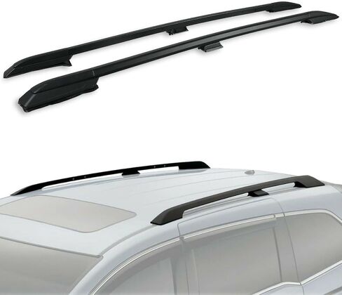 4Pcs Roof Rack Side Rails + Cross Bars for 2018-2025 Honda Odyssey Black in Saudi Arabia
