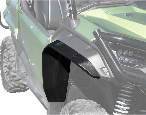 Tusk UTV Molded Fender Flare Kit Front Black Compatible with Honda Pioneer 1000-5 2016-2024/Pioneer 1000 2016-2021 in Saudi Arabia