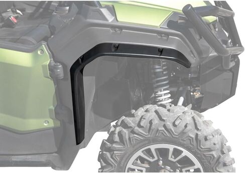 Tusk UTV Molded Fender Flare Kit Front Black Compatible with Honda Pioneer 1000-5 2016-2024/Pioneer 1000 2016-2021 in Saudi Arabia