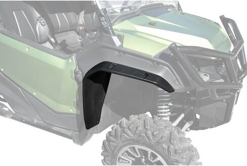 Tusk UTV Molded Fender Flare Kit Front Black Compatible with Honda Pioneer 1000-5 2016-2024/Pioneer 1000 2016-2021 in Saudi Arabia