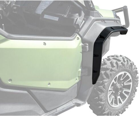 Tusk UTV Molded Fender Flare Kit Front Black Compatible with Honda Pioneer 1000-5 2016-2024/Pioneer 1000 2016-2021 in Saudi Arabia