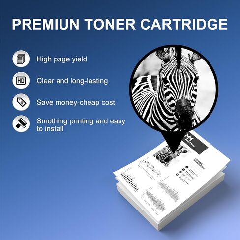 MM الكثير وأكثر توافقًا في خرطوشة الحبر لـ Dell 3110CN 3115CN 3110 3115 | 310-8092 (الأسود ، العائد العالي ، 8000 صفحة) in Kuwait