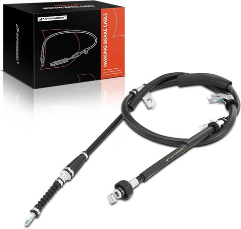 A-Premium Rear Passenger Side Parking Brake Cable Assembly Compatible with Hyundai Models: Tiburon 2005 2006 2007 2008 - Replace# 597702C320 in Saudi Arabia