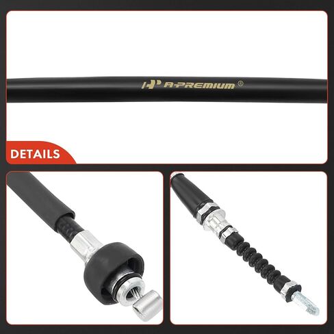 A-Premium Rear Passenger Side Parking Brake Cable Assembly Compatible with Hyundai Models: Tiburon 2005 2006 2007 2008 - Replace# 597702C320 in Saudi Arabia