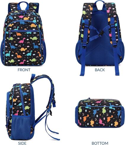Backpack for Little Girls, Cute Lightweight Water Resistant Preschool Backpack for Kindergarten Elementary Bookbag Dino Girls Schoolbag with Chest Strap Dinosaur Pink in Saudi Arabia
