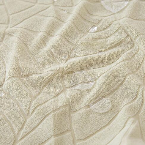 vctops Water Repellent Sofa Covers Leaf Jacquard Stretch Magic Sofa Couch Covers Non Slip Soft Plush Sofa Cover for Sectional Slipcovers (Teal,Extra Large Single Seat Cover) in Saudi Arabia