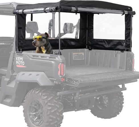 حامل غطاء سرير KEMIMOTO UTV الناعم متوافق مع Can-Am Defender & Defender Max 2016-2025 ملحقات غطاء قماش علوي للتخييم الخلفي in Saudi Arabia
