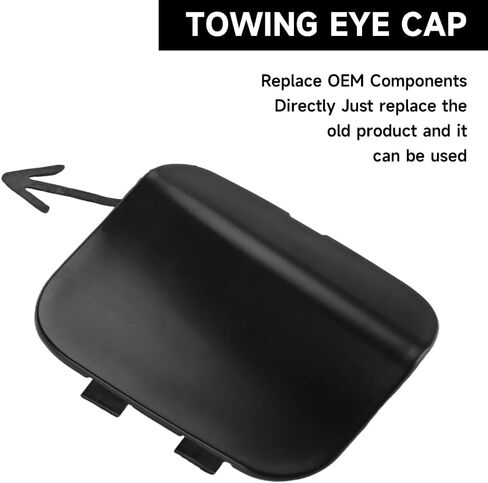Front Left Bumper Tow Hook Cover Cap for Nissan Juke 1.6L 2011-2015 | Durable and Sturdy | 622A01KA0A | Tow Hook Eye Hole Cover Cap in Saudi Arabia
