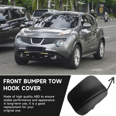 Front Left Bumper Tow Hook Cover Cap for Nissan Juke 1.6L 2011-2015 | Durable and Sturdy | 622A01KA0A | Tow Hook Eye Hole Cover Cap in Saudi Arabia