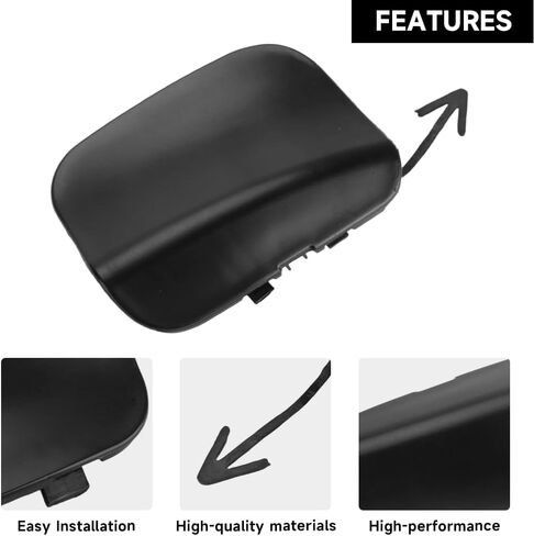 Front Left Bumper Tow Hook Cover Cap for Nissan Juke 1.6L 2011-2015 | Durable and Sturdy | 622A01KA0A | Tow Hook Eye Hole Cover Cap in Saudi Arabia