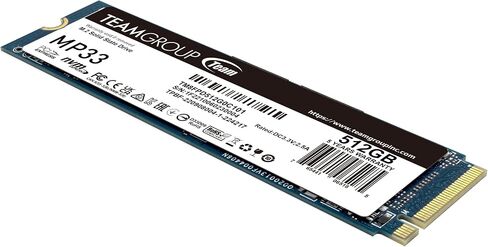 TEAMGROUP MP33 512GB 10 Pack SLC Cache 3D NAND TLC NVMe 1.3 PCIe Gen3x4 M.2 2280 محرك الحالة الصلبة الداخلي SSD (قراءة/كتابة 1,700/1,400 ميجابايت/ثانية) متوافق مع الكمبيوتر المحمول والكمبيوتر المكتبي TM8FP6512G0C1P2 in Kuwait