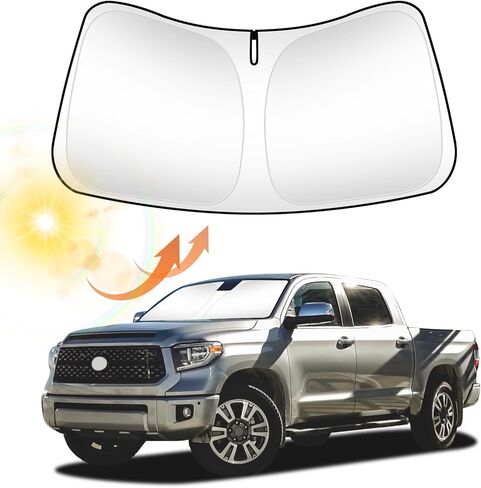 Windshield Sunshade Compatible with Jeep Grand Cherokee L 2021 2022 2023 2024 2025 Accessories (Not Fit for Grand Cherokee) Sun Shade Visor Shield Protector in Kuwait
