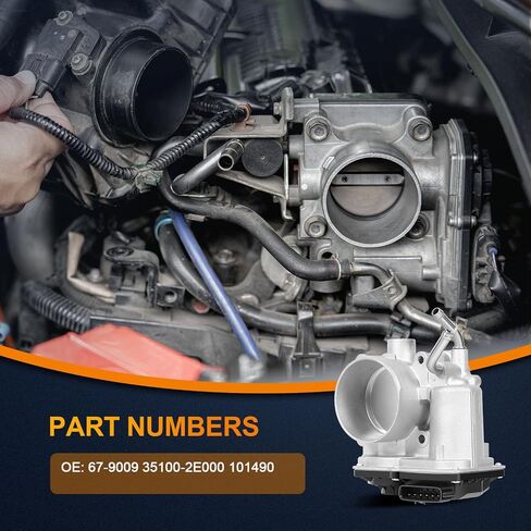 هيكل الخانق الإلكتروني يناسب 2014 2015 2016 2017 Kia Forte/Soul, 2014 2015 2016 2017 لشركة Hyundai forElantra GT/Tucson, 2012 2013 2014 2015 2016 2017 لشركة Hyundai for Elantra، يستبدل 67-9009 in Saudi Arabia