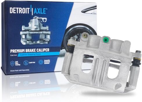 Detroit Axle - Front Right Brake Caliper for 2005 Chevy Equinox, 2002 2003 Saturn Vue, Passenger Side Disc Brake Caliper with Bracket Replacement in Saudi Arabia