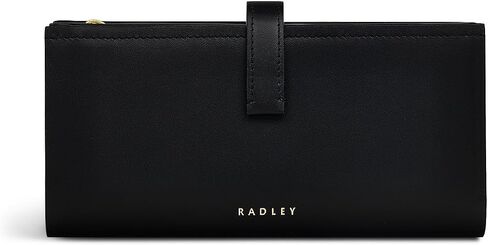 حذاء RADLEY London Arnold Row نسائي من الجلد كبير ثنائي الطي، أسود in Kuwait