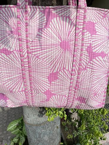 Women's Large Tote Bag, Handmade Quilted Bags, Travel Handbag, Shopping Bags, Shoulder Bag, Gift for Girlfriend in Saudi Arabia