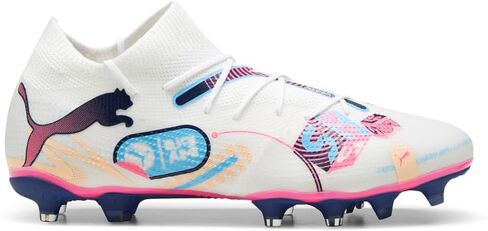 حذاء PUMA للرجال فيوتشر 7 ماتش فول. Up Firm Ground حذاء كرة قدم للملاعب الصناعية - أبيض - مقاس 12.5 متر in Saudi Arabia