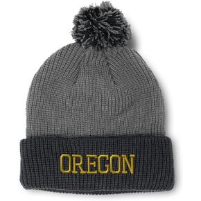Custom Pom Pom Beanies for Women Oregon State USA America Embroidery Skull Cap Winter Hats for Men One Size in Saudi Arabia