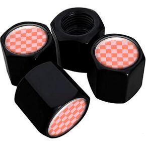 Metal Tire Valve Stem Caps 4 Pack,Car Wheel Stem Caps, Aluminum Universal Air Valve Covers for Cars, Trucks, SUVs, Bikes, Motorcycles, Bicycles(Thin Blue Line American Flag) in Kuwait