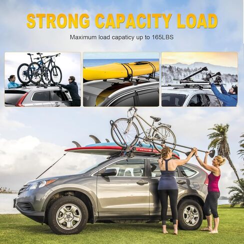 OCPTY Roof Rack Cross Bars Fit for Ford F-150 2015 2016 2017 2018 2019 2020 2021 2022 2023 Cargo Bars for Cargo Carrier Bag Luggage Kayak Canoe Bike Snowboard Skiboard in Saudi Arabia