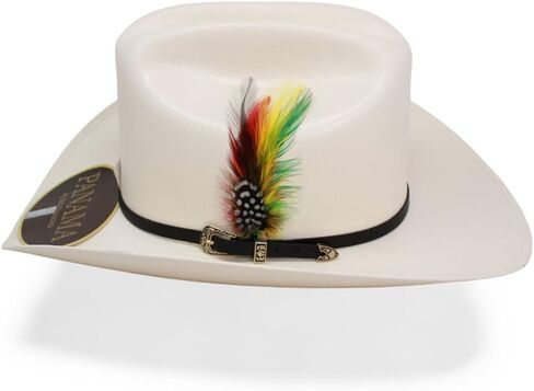 Men's Sombrero Original Panama 1,000X Panther Belico Estilo Sinaloa (Grupo Arriesgado) - Cowboy Straw Hat in Saudi Arabia