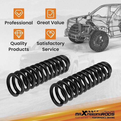 maXpeedingrods 1.5" Leveling Lift Kit for Ford F-250 F-350 4WD 2005-2023 Super Duty, Front Lift Coil Springs in Saudi Arabia