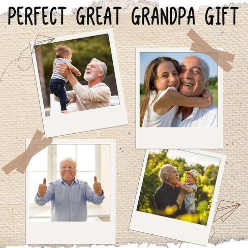 InnoBeta Great Grandpa Gifts, Great Grandfather Presents for Christmas Birthday Father's Day, One Size Crew Socks in Saudi Arabia