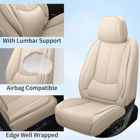 Bling Car Seat Covers Full Set, Luxury Faux Leather Car Seat Covers Waterproof Non-Slip Seat Protector Universal Fit for Most Cars SUVs Trucks Pick-ups,Car Accessories Interior for Women (Purple) in Saudi Arabia
