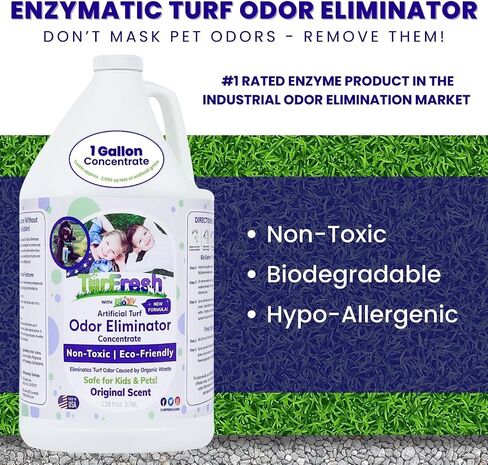 with BioX Artificial Turf Odor Eliminator Concentrate 1 Gallon Fresh Cut Grass Scent in Saudi Arabia