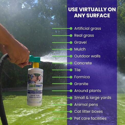 with BioX Artificial Turf Odor Eliminator Concentrate 1 Gallon Fresh Cut Grass Scent in Saudi Arabia