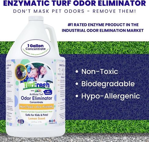 with BioX Artificial Turf Odor Eliminator Concentrate 1 Gallon Fresh Cut Grass Scent in Saudi Arabia