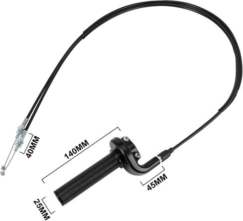 Dirt Bike Throttle Assembly with Throttle Cable Grips Push Pull Throttle Universal CNC for YZ WR 250F 426F 450F CRF 150R 450R 450X 250X KX 250F 450F KLX450F YFZ450 TRX450R in Saudi Arabia