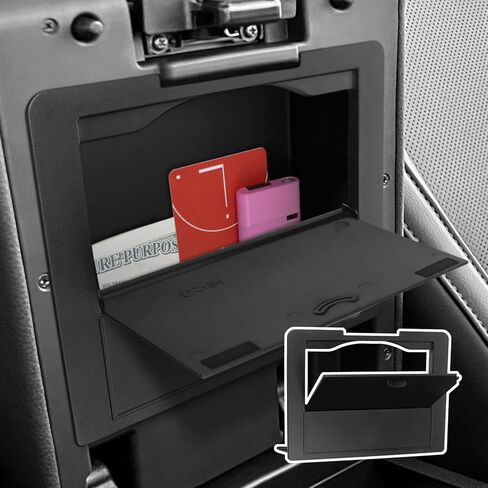 YOJOJOCO Center Console Organizer Compatible with Kia Carnival 2025 2024 2023 2022 Accessories Black ABS Plastic Material Armrest Secondary Storage Box in Kuwait